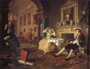 William Hogarth shortly after the wedding Germany oil painting artist